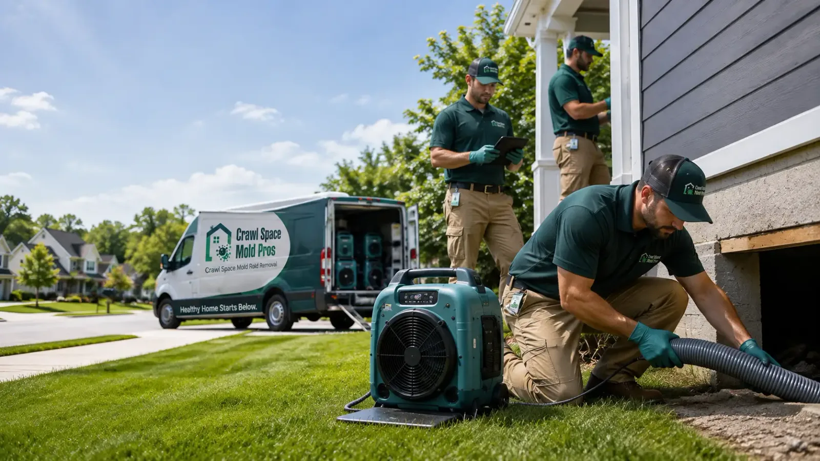 Crawl Space Mold Removal in Woodruff, WI